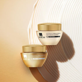 AVON Anew cream texture close-up highlighting smooth absorbency