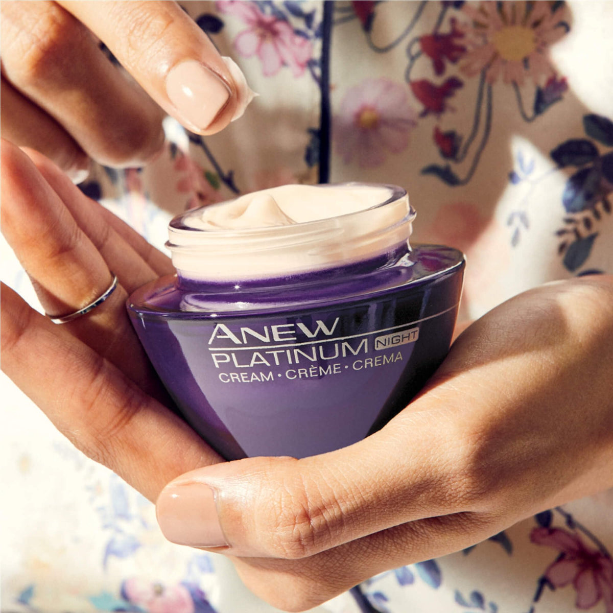 AVON close-up label showing Paxillium Technology for targeted firming benefit