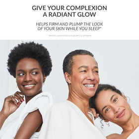 AVON Anew Platinum cream texture close-up illustrating smooth hydration and absorption
