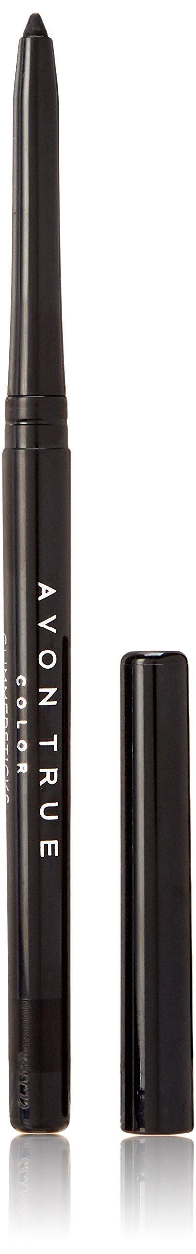 AVON pencil front packaging showing three black eyeliners and brand for bold definition