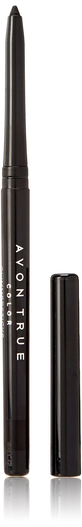 AVON pencil front packaging showing three black eyeliners and brand for bold definition