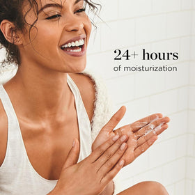avon cream texture on palm demonstrating fast absorption and non-greasy finish