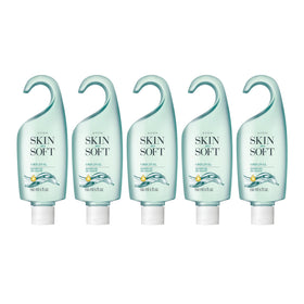 AVON front packaging showing five travel bottles and value