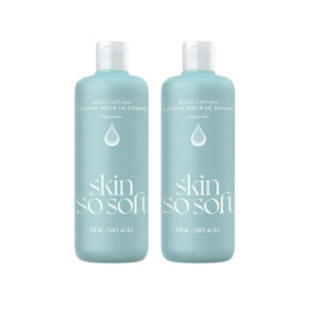 AVON front packaging showing twin 11.8 oz bottles and benefit of long-lasting moisture