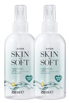 AVON SKIN SO SOFT in bathroom lifestyle scene illustrating easy post-shower use