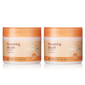 AVON front jar showing product packaging and compact design benefit