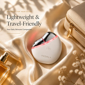 Avorla with charging case and cable conveying portability and easy recharging benefit