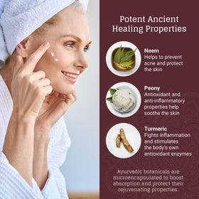 Avya Skincare label close-up showing key ingredients and transparency