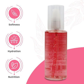 Avyna application on hair strand demonstrating targeted restructuring benefit