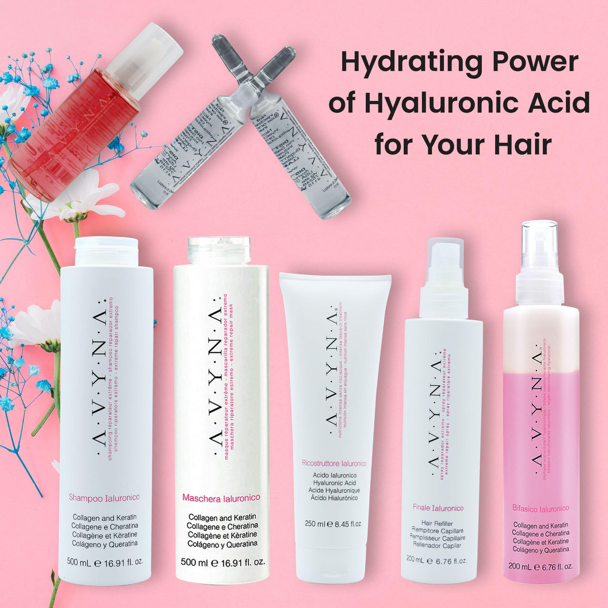 Avyna lifestyle bathroom shelf suggesting salon-quality home treatment