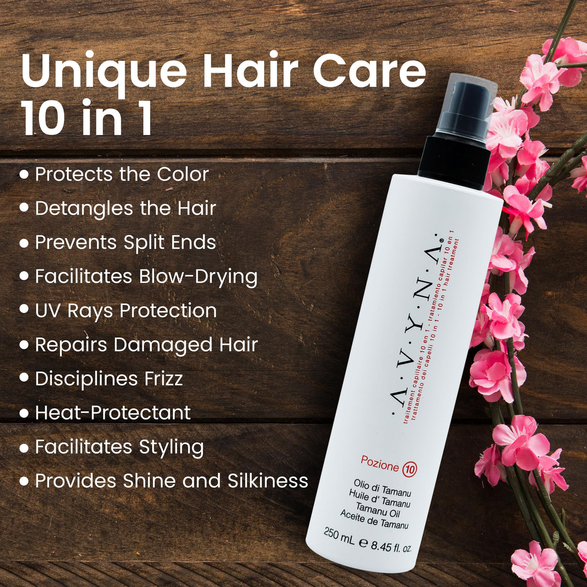 Avyna Pozione 10 on bathroom vanity styled with towels for everyday grooming benefit
