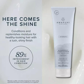 Close-up of creamy conditioner texture from Awapuhi Wild Ginger demonstrating hydration