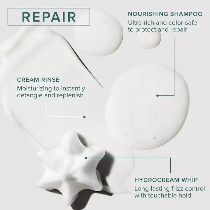 Paul Mitchell label detail on bottle highlighting product name and benefits