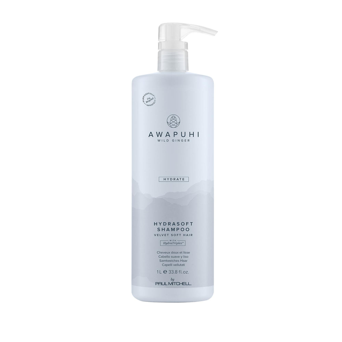 Paul Mitchell Awapuhi Wild Ginger front bottle showing label and size benefit hydration