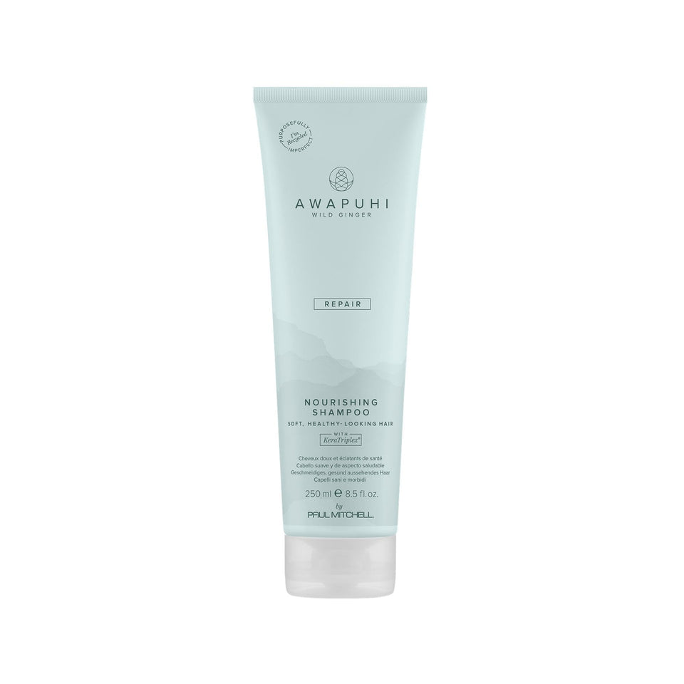 Awapuhi Wild Ginger front bottle showing label and benefits
