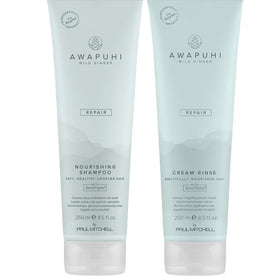 Awapuhi Wild Ginger front packaging showing gift set and salon-quality benefit