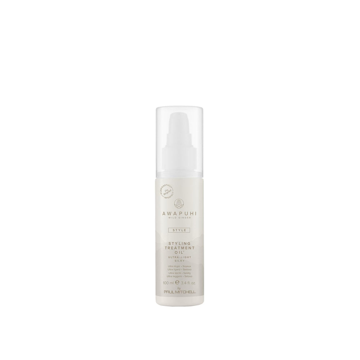 Awapuhi Wild Ginger front bottle showing label and benefits