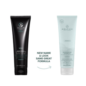 Awapuhi Wild Ginger shampoo foam texture highlighting rich lather