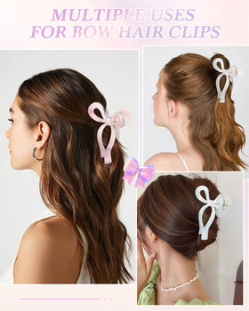 AWAYTR clip beside ruler showing 4.3-inch size for scale and fit on long hair