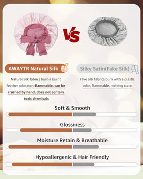 AWAYTR reversible bonnet pink side showcasing two-layer finish benefit: versatile styling