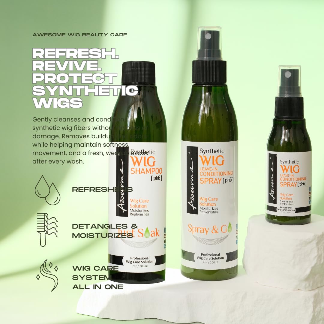 Awesome shampoo bottle close-up highlighting label and dispensing cap for precise use