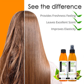 Awesome size comparison with bottles to show volume and portability benefit