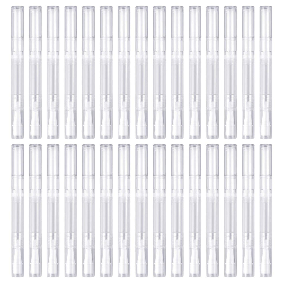 Awpeye front pack view showing 30 transparent twist pens and neat layout benefit portability