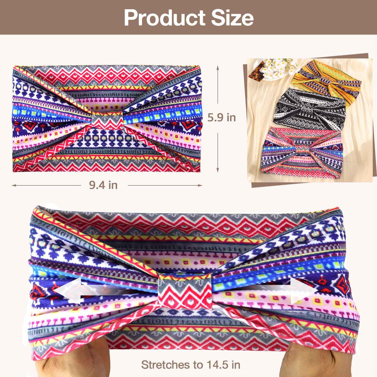 Awumbuk headband in street outfit showing everyday versatility