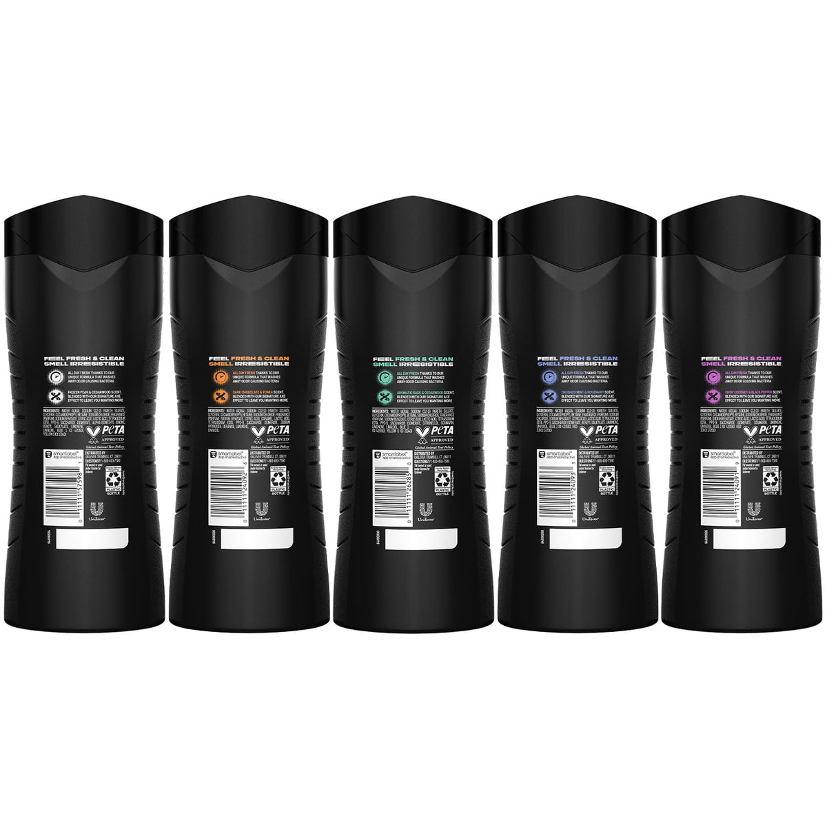 AXE Apollo close-up label highlighting scent notes and clarity benefit