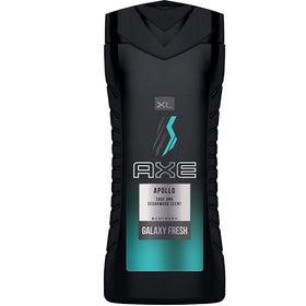 AXE Apollo bottle in bathroom setting highlighting convenience and bulk supply readiness