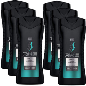 AXE Apollo gel texture close-up illustrating lathering ability and easy rinsing benefit