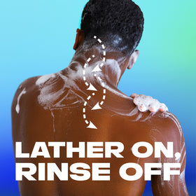 AXE Apollo texture foam lather demonstrating rich cleansing benefit