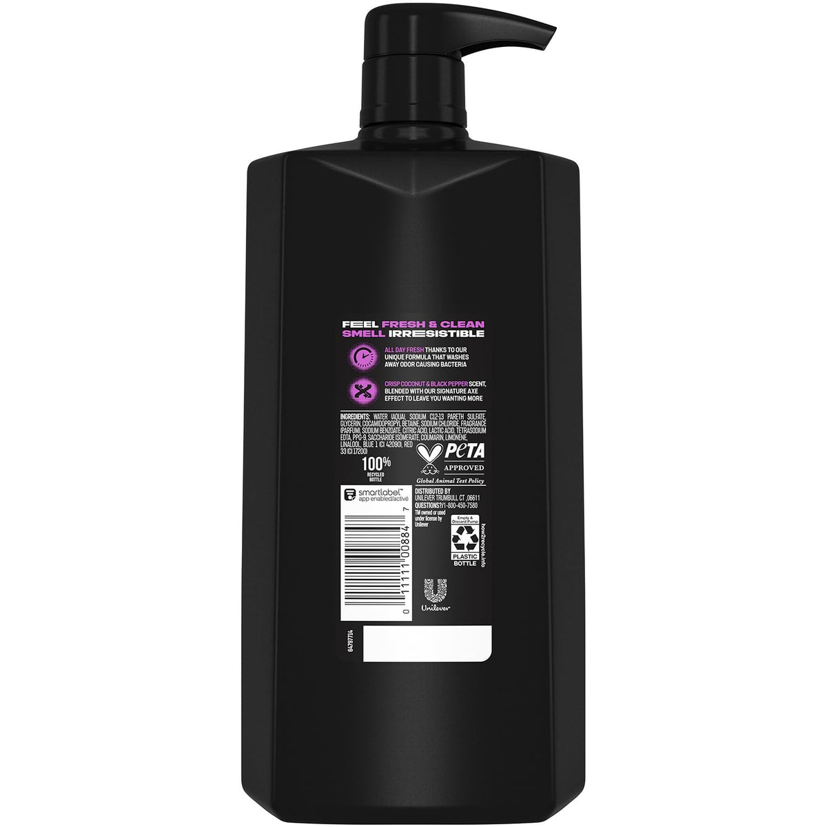 AXE Excite close-up of foamy lather texture with moisturizing finish for hydrated skin