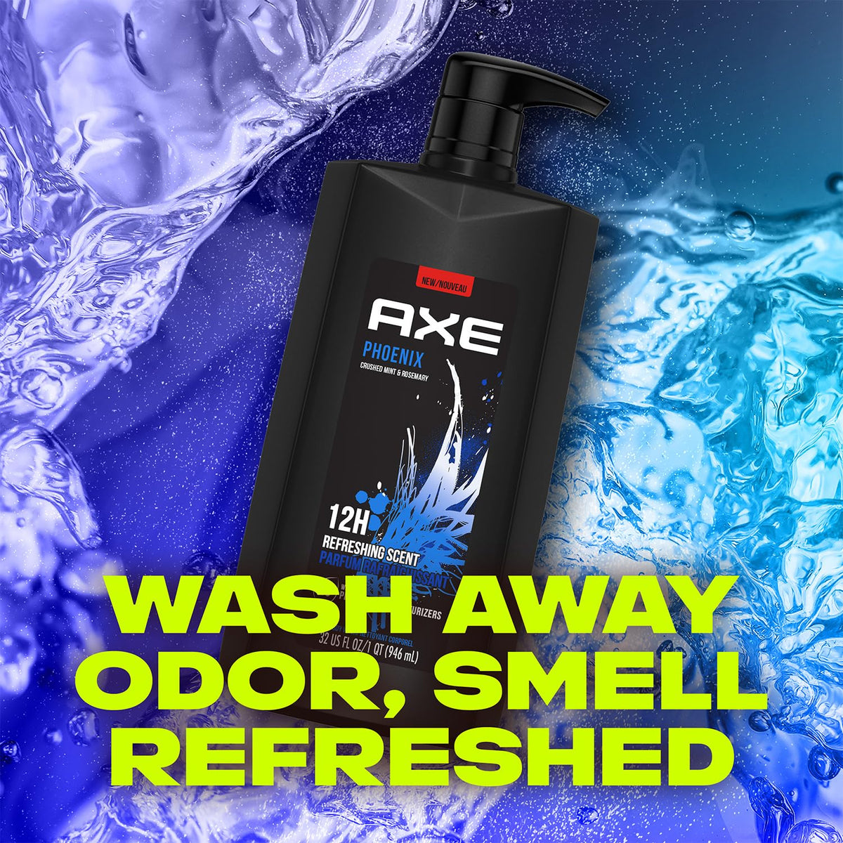 AXE lather poured on hand demonstrating rich foamy clean