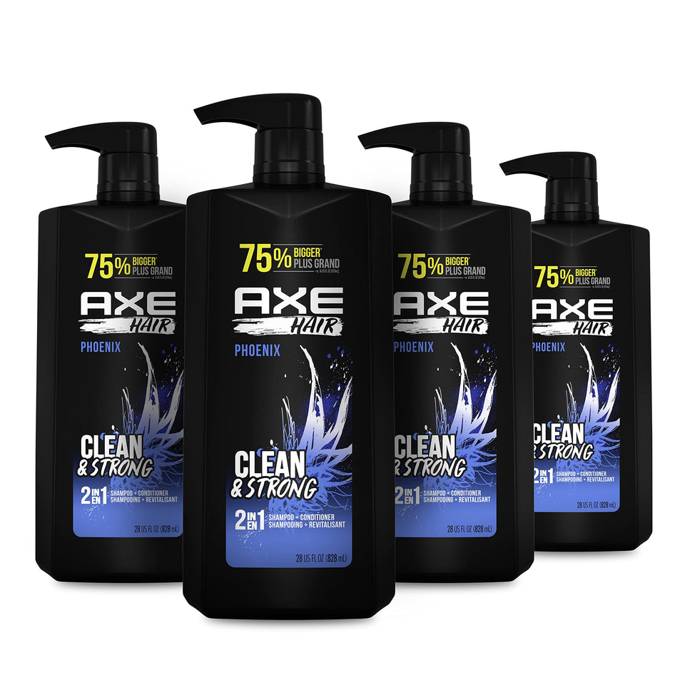 AXE front pack bottle view showing sleek label and bold mint fragrance benefit