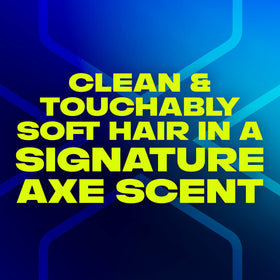 AXE recycled-bottle badge emphasizing 100% recycled plastic benefit