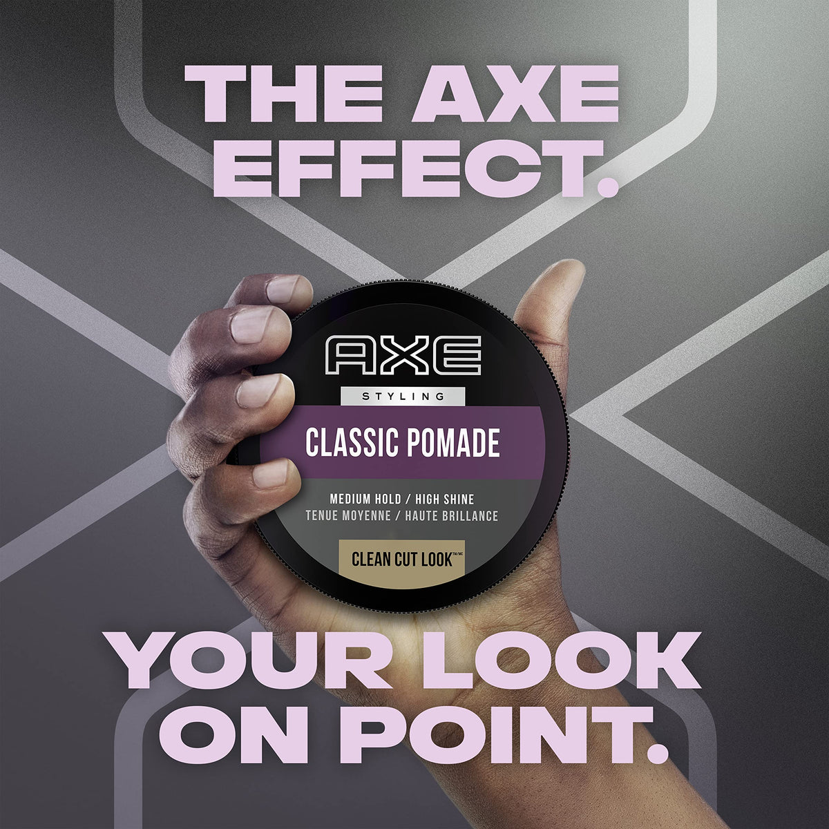 AXE product label and ingredients close-up helping informed grooming choices