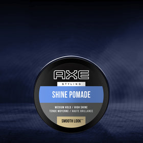 AXE pomade open jar texture close-up showing smooth formula and spreadability