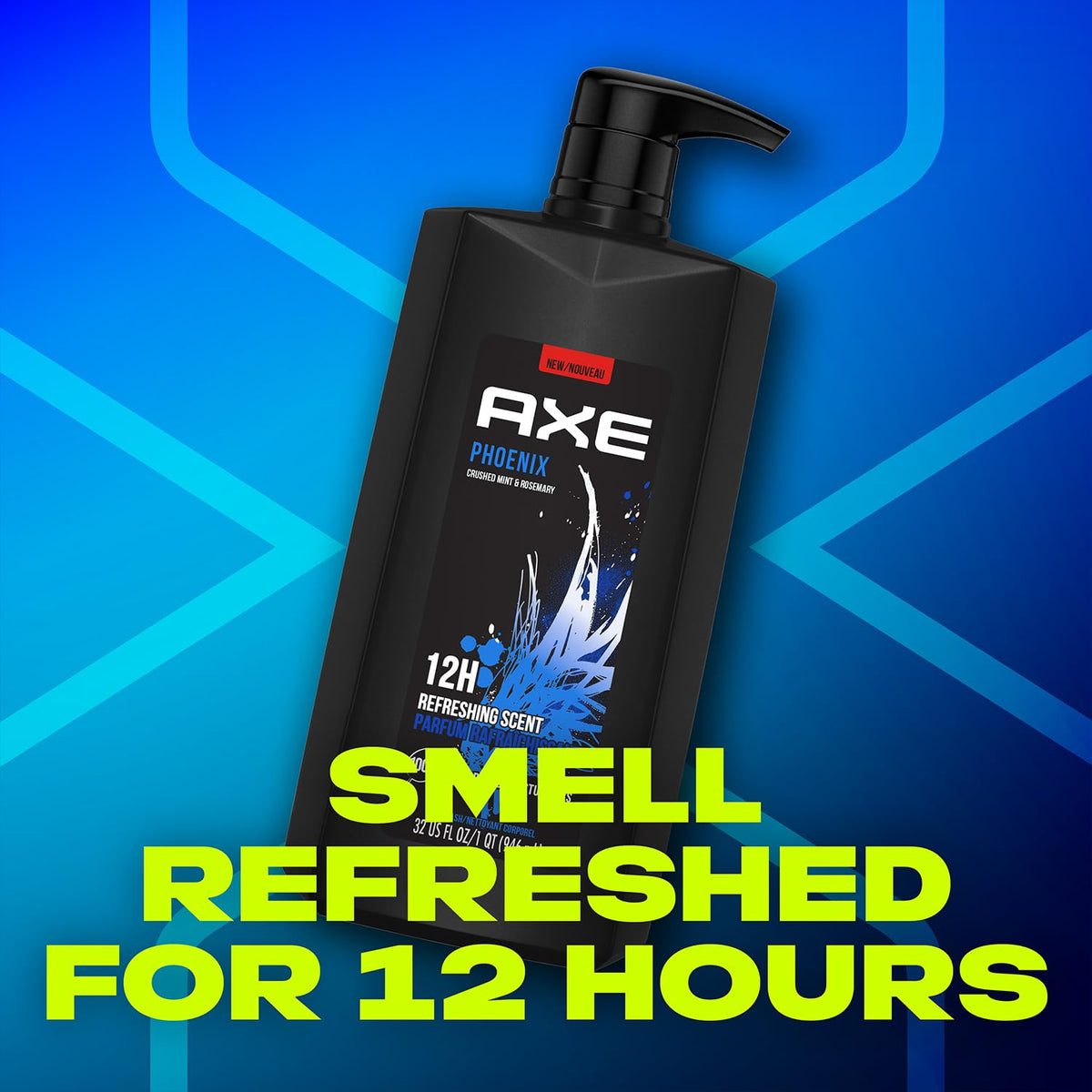AXE three-pack stacked showing value and bulk convenience