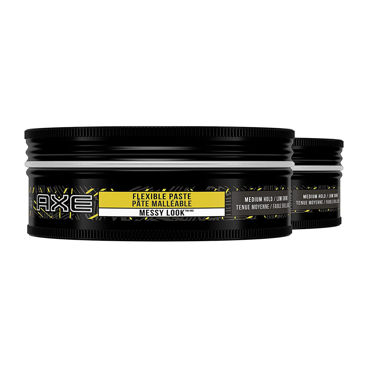 AXE Urban Messy Look front packaging showing two jars for convenience