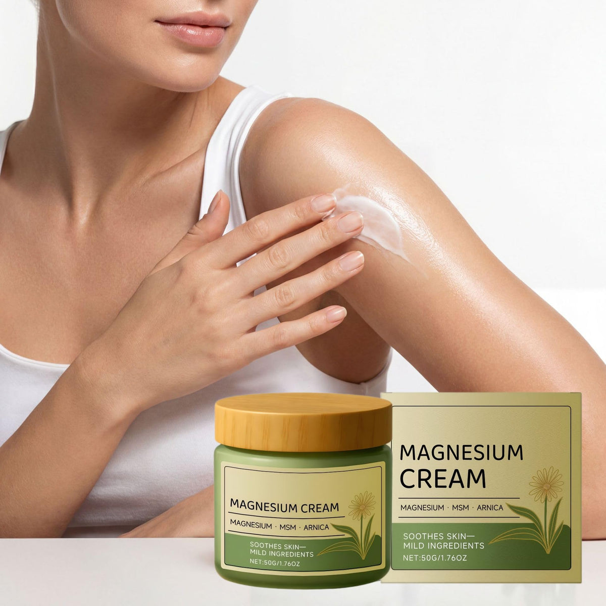 Axnzp open tub showing cream texture and quick absorption benefit
