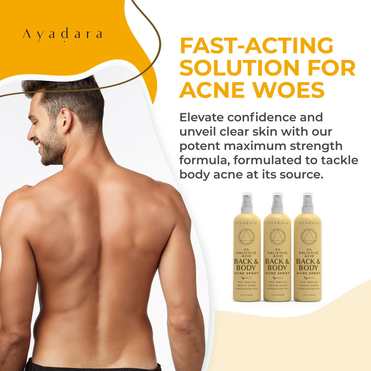 AYADARA lifestyle scene on bathroom counter for convenient daily use