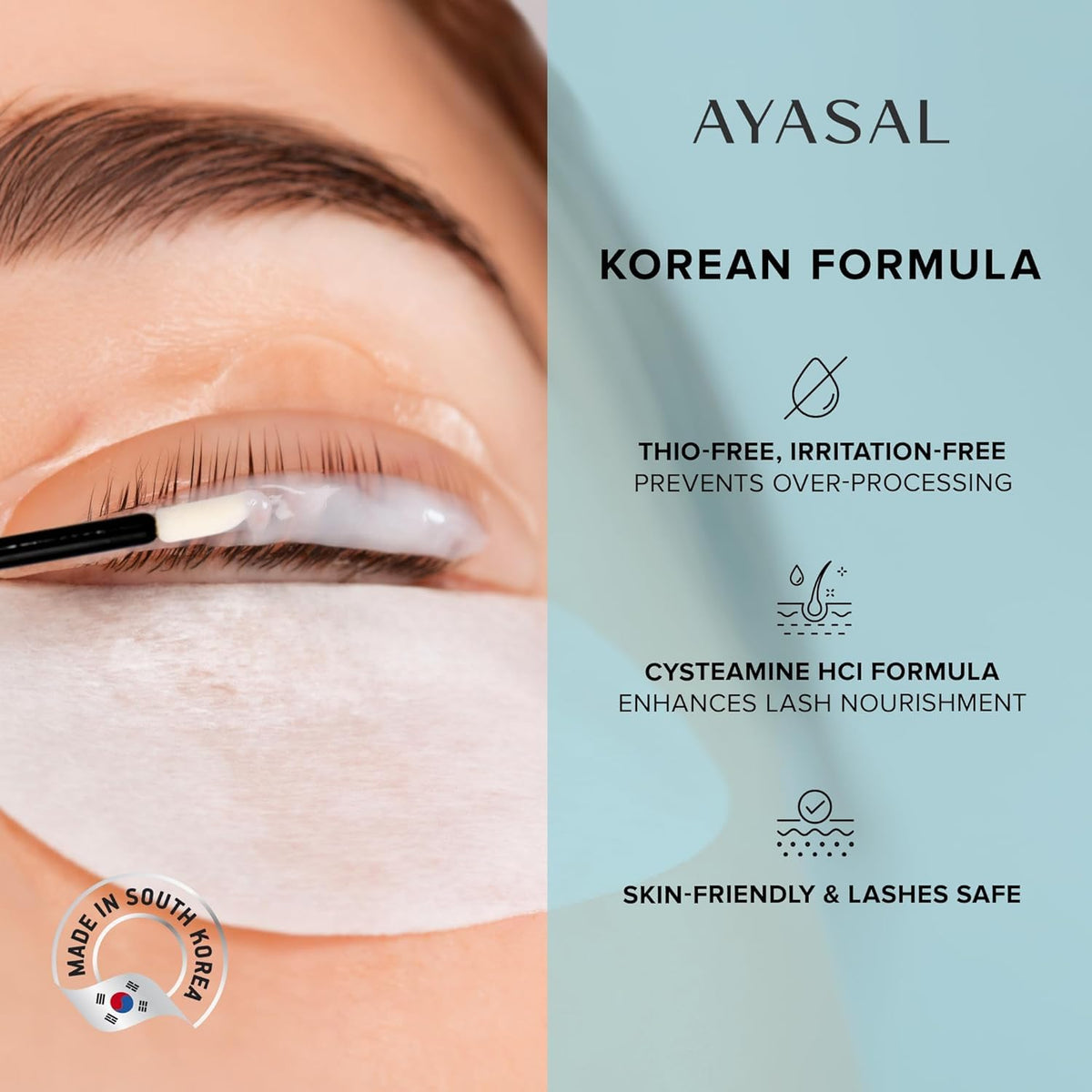 AYASAL application tools including shields and applicators for precise lifting