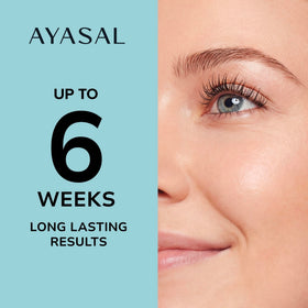 AYASAL application on model demonstrating easy at-home lift benefit