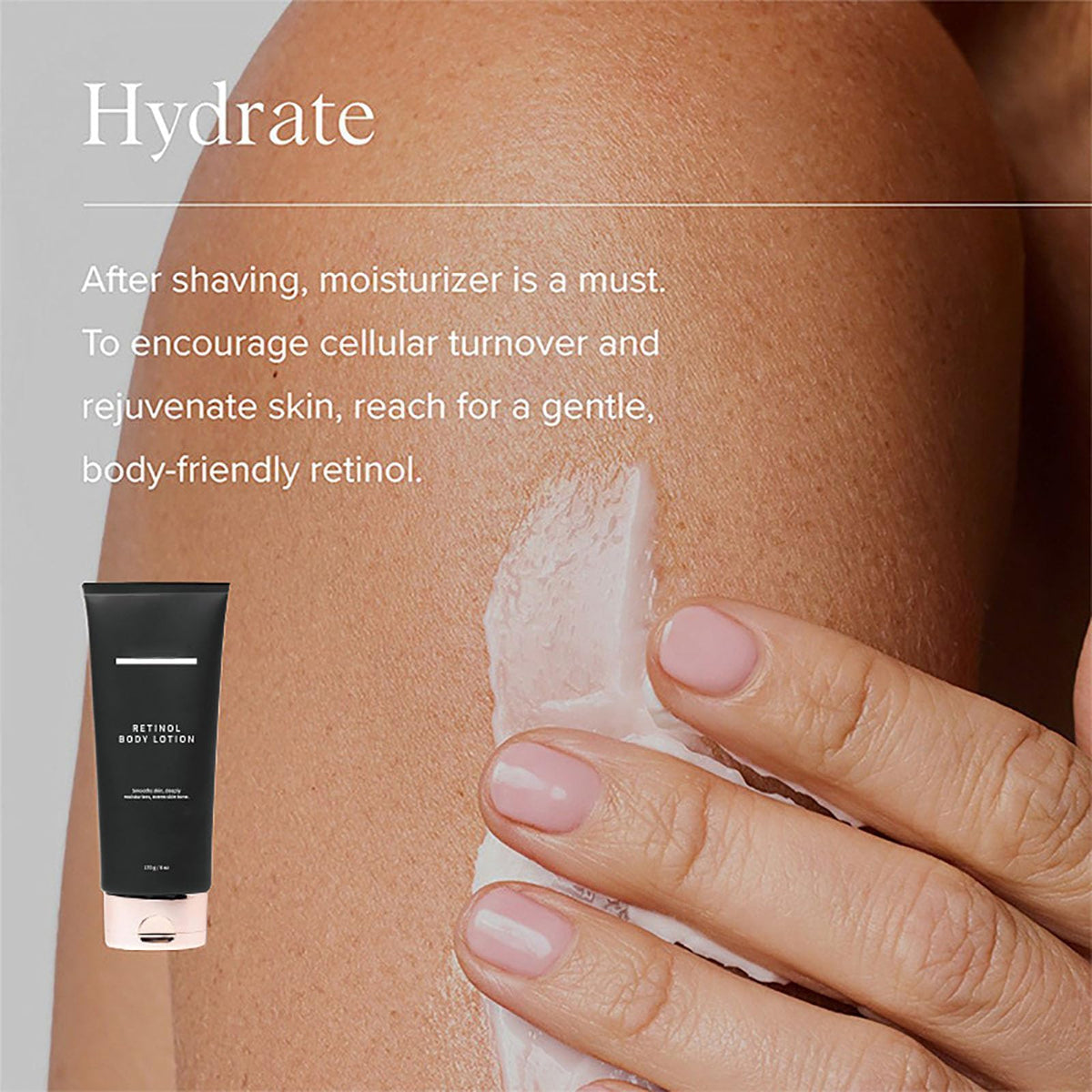Ayland ingredients display with ceramides shea butter and retinol highlighting nourishing benefits