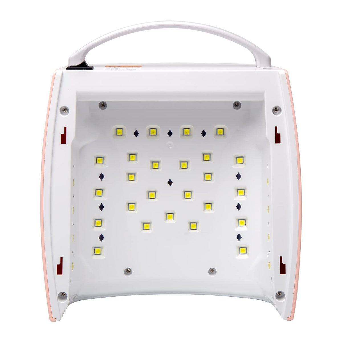 Ayshone lamp curing nails during a manicure offering cordless convenience
