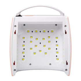 Ayshone lamp curing nails during a manicure offering cordless convenience