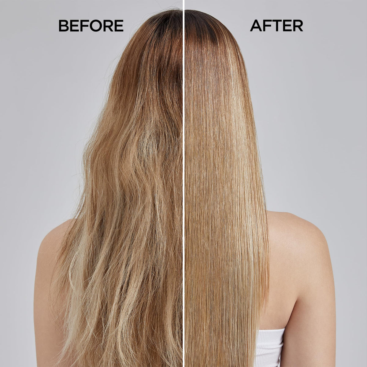 AYUNCHE label close-up listing camellia oil and strengthening benefits