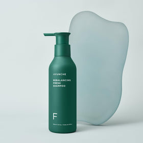 AYUNCHE in woodsy lifestyle scene evoking green-citrus refreshing scent