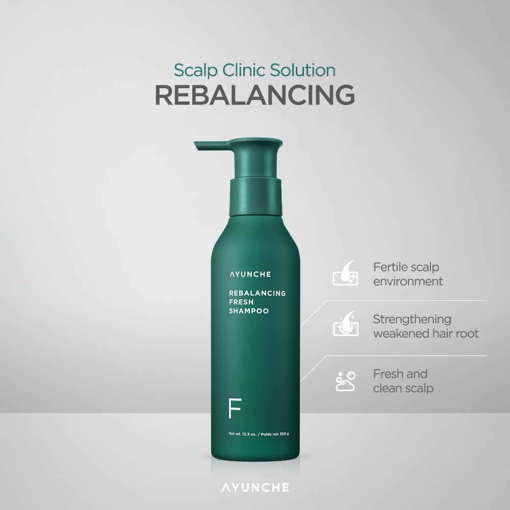 AYUNCHE pump dispensing dense foam for deep cleansing benefit